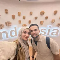 Gaya layering Shireen Sungkar di Wolrd Expo 2025 Osaka yang bisa jadi inspirasi. [@shireensungkar].