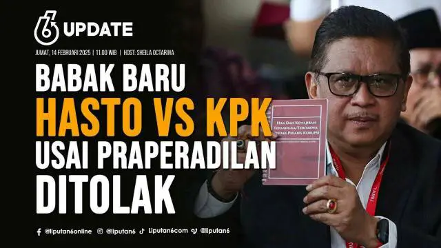 Status Sekretaris Jenderal PDI Perjuangan Hasto Kristiyanto tidak berubah, masih sebagai tersangka kasus dugaan korupsi. Pengadilan Negeri Jakarta Selatan tidak menerima gugatan praperadilan yang dilayangkan Hasto Kristiyanto melawan Komisi Pemberant...