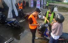 FOTO: Ratusan Motor Peserta Mudik Gratis Kemenhub Siap Diberangkatkan dari Terminal Pondok Cabe