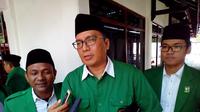 Sekjen DPW PPP Jatim, norman Zainadi dan ketua DPC PPP Bangkalan, Latief Amin Imron/ musthofa aldo
