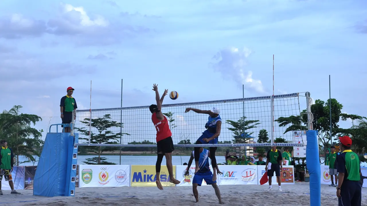 Tim bola voli pantai Indonesia raih medali emas