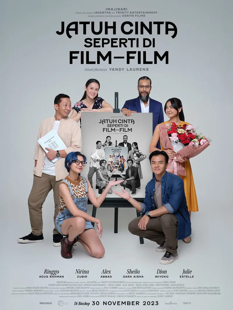 Official Poster Film Jatuh Cinta Seperti di Film-Film (IMAJINARI)