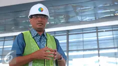 Dirut PT Angkasa Pura II Budi Karya saat wawancara khusus dengan tim Liputan6.com di Terminal 3 Ultimate Bandara Soekarno Hatta, Tangerang, Banten, Rabu (8/6). (Liputan6.com/Angga Yuniar)
