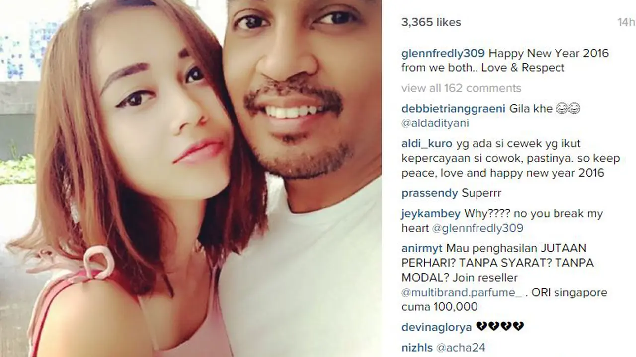Aura Kasih dan Glenn Fredly