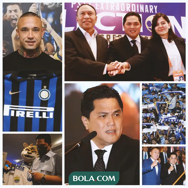 Kolase - Erick Thohir, PSSI, Radja Nainggolan Inter Milan, Persib Bandung