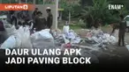 Pemkot Bogor Ubah Sampah APK Jadi Paving Block