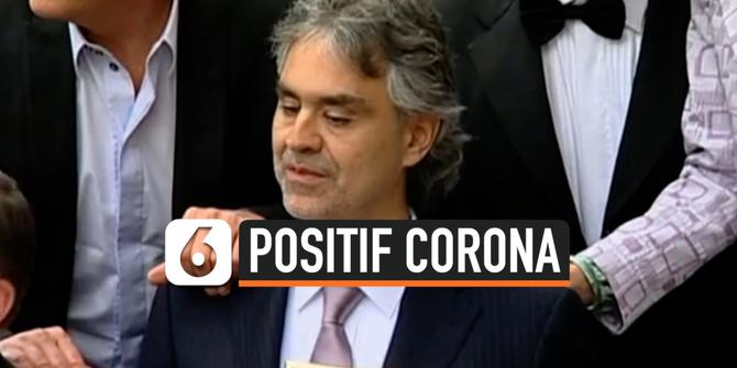 VIDEO: Andrea Bocelli Akui Positif Corona