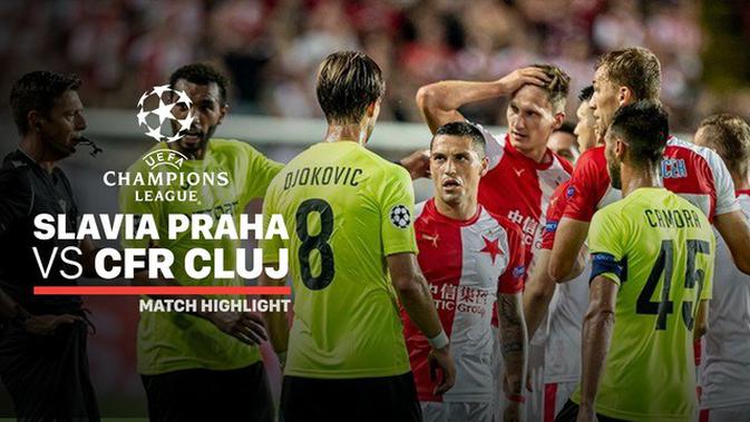 Video Highlights Liga Champions Slavia Praha Vs Cfr Cluj 1 0 Dunia Bola Com