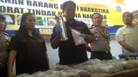 Bareskrim Musnahkan 11,4 Kg Sabu dalam Pipa