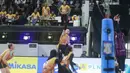 <p>Pemain Jakarta Popsivo Polwan, Irina Voronkova melompat untuk melepaskan spike saat menghadapi Jakarta BIN pada laga putaran pertama final four PLN Mobile Proliga 2024 di GOR Bung Tomo, Surabaya, Minggu (7/7/2024). Jakarta Popsivo Polwan kalah 0-3 (13-25, 35-37, 24-26). (Dok. PBVSI)</p>
