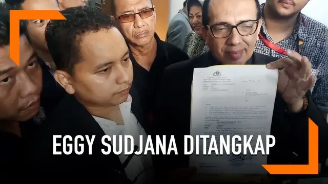 Eggy Sudjana ditangkap saat diperiksa di ruang penyidik Polda Metro Jaya. Penangkapan dirinya dilakukan terkait kasus dugaan makar.