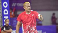 Aksi pebulutangkis Indonesia dalam ajang FOX'S Indonesia Para Badminton International 2022 di Gor Amongrogo, Yogyakarta, Kamis (25/8/2022). (Dok. NPCI)