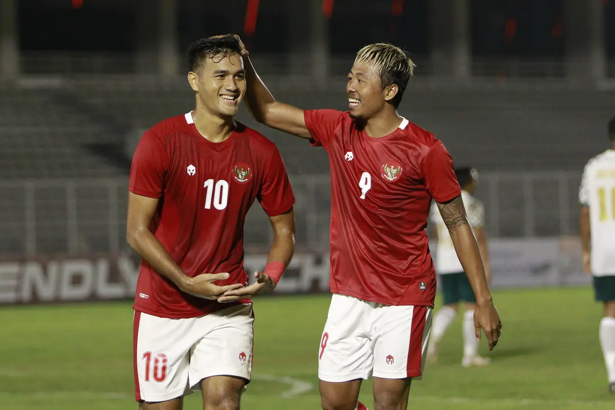 Laga Uji Coba Timnas Indonesia melawan Tira Persikabo