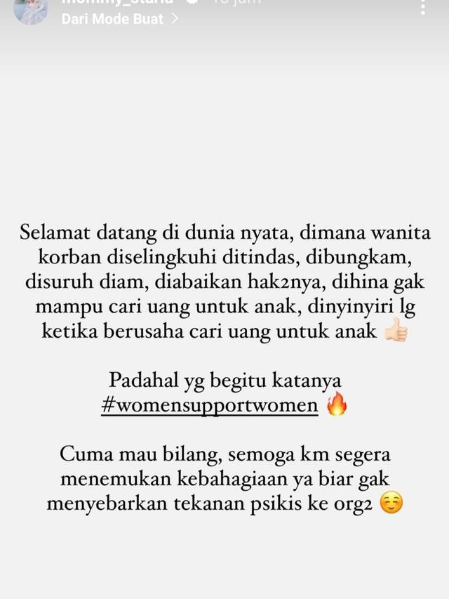 Unggahan Inara Rusli. (Foto: Dok. Instagram @mommy_starla)