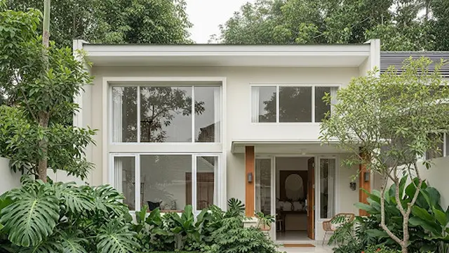 Rumah Klasik Modern dengan Sentuhan Tradisional