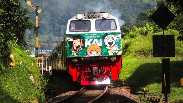 Giliran 3 Karakter Komik Lokal Mejeng di Gerbong dan 11 Stasiun Kereta Api Sepanjang Musim Mudik Lebaran 2025
