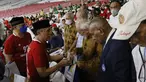 Induk sepak bola Indonesia, Persatuan Sepak bola Seluruh Indonesia (PSSI) merayakan hari jadinya yang ke-92 di Stadion Gelora Bung Karno (SUGBK), Jakarta, Selasa (19/4/2022) Sore WIB. Banyak acara yang digelar dalam kesempatan itu. (Bola.com/M Iqbal Ichsan)