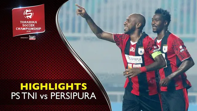 Video highlights TSC 2016 antara PS TNI Vs Persipura Jayaura yang berakhir dengan skor 1-3 di Stadion Pakansari, Kabupaten Bogor.