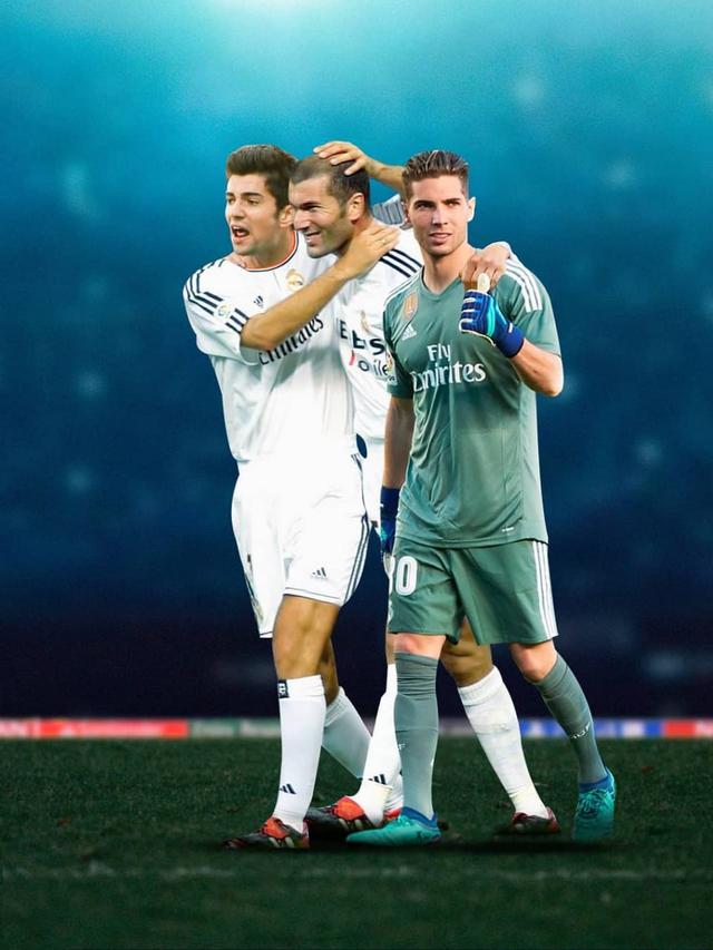 Zinedine, Enzo dan Luka Zidane