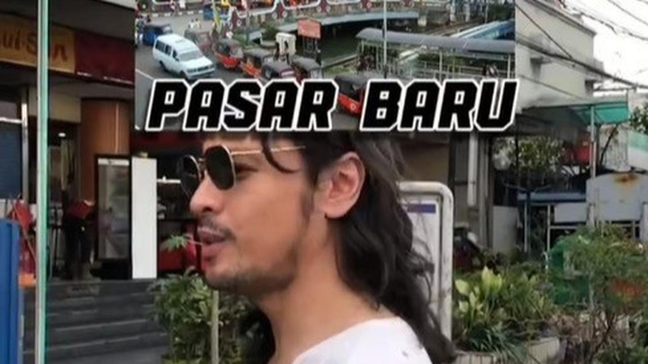 Potret Ello Vokalis Band Dewa 19 Thrifting di Pasar Baru Pakai Kaos Oblong Bolong-Bolong, Tetap Ganteng Meski Tampil Lusuh