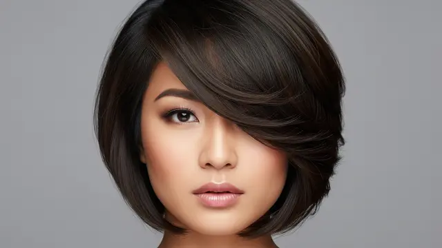 Side-parted Lob atau Bob Miring