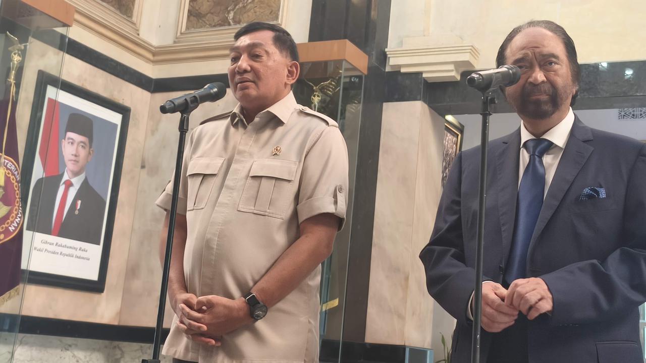 VIDEO: Jawaban Menhan Sjafrie Temui Surya Paloh & Ketum Parpol Tugas Baru dari Prabowo?