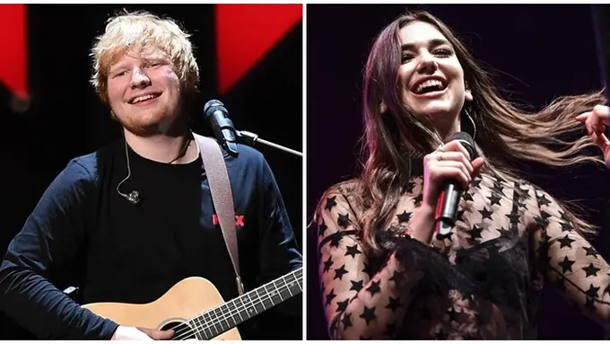 [Bintang] Ed Sheeran dan Dua Lipa Kuasai Nominasi Brit Awards 2018