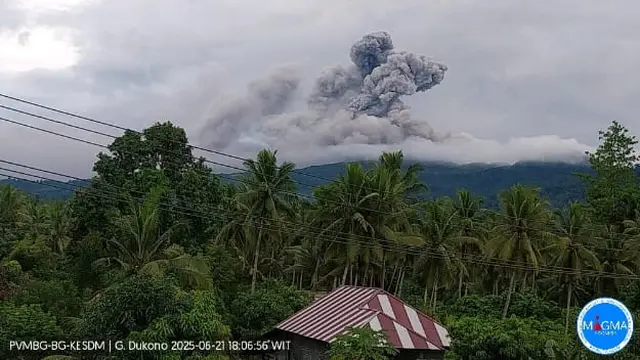 erupsi gunung dukono