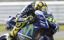 Hujan, Valentino Rossi rebut kemenangan di MotoGP Inggris