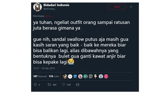 keluh kesah netizen tentang outfit