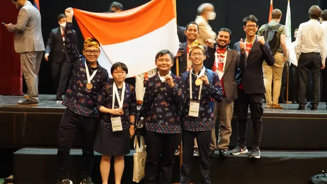 Siswa Indonesia Raih 4 Medali dalam Olimpiade Biologi Internasional 2022.