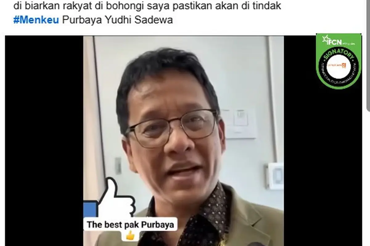 Cek Fakta: Hoaks Video Purbaya Sebut Dana Desa di Korupsi