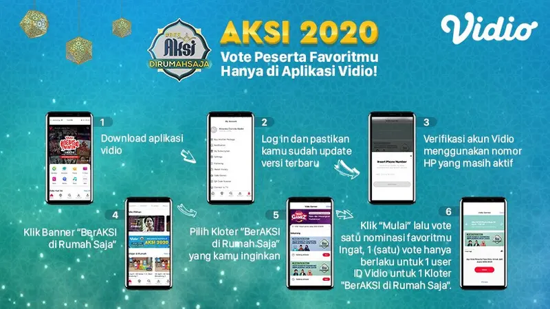 Cara Voting Peserta BerAKSI Di Rumah Saja