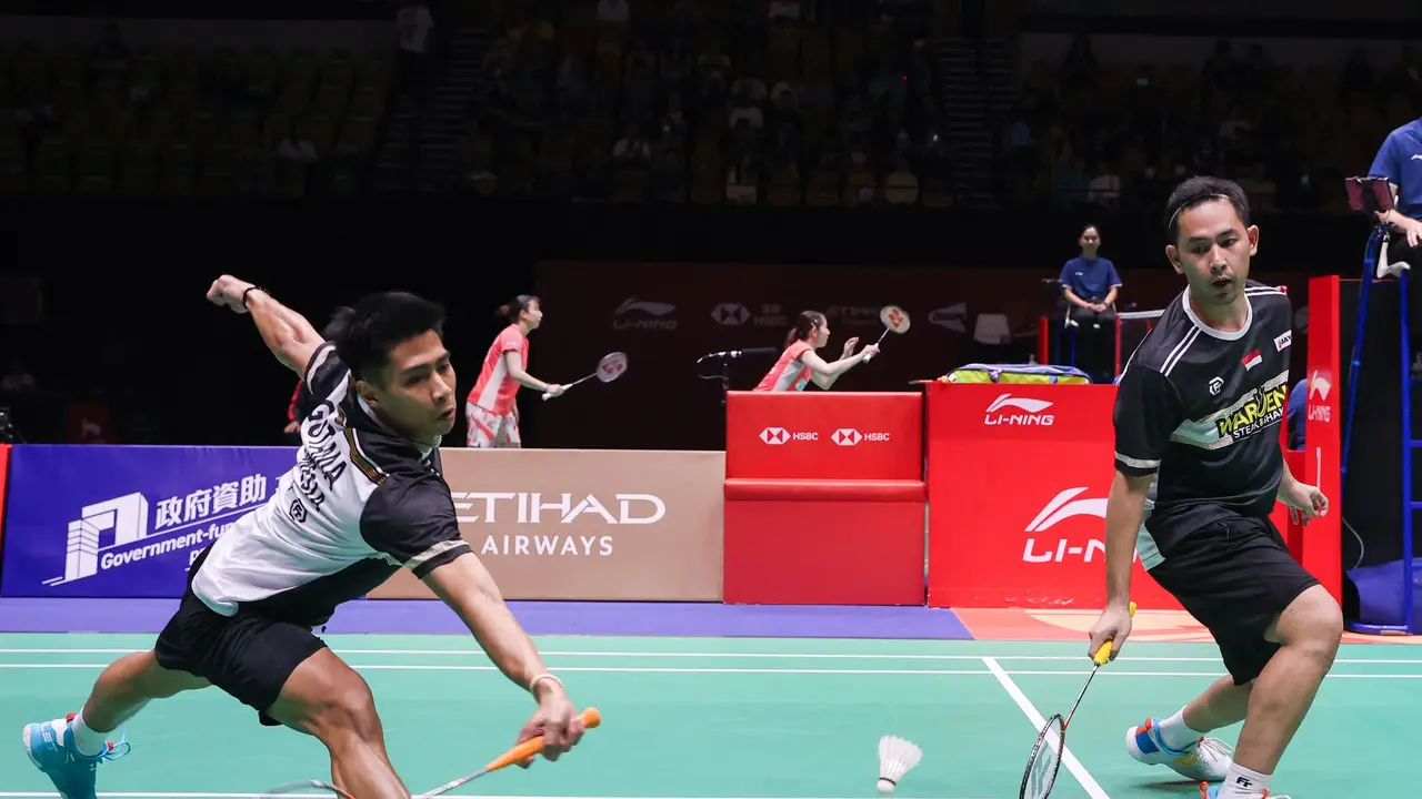 Sabar Karyaman Gutama/Moh Reza Pahlevi Isfahani - Hong Kong Open 2025 - Bulu Tangkis