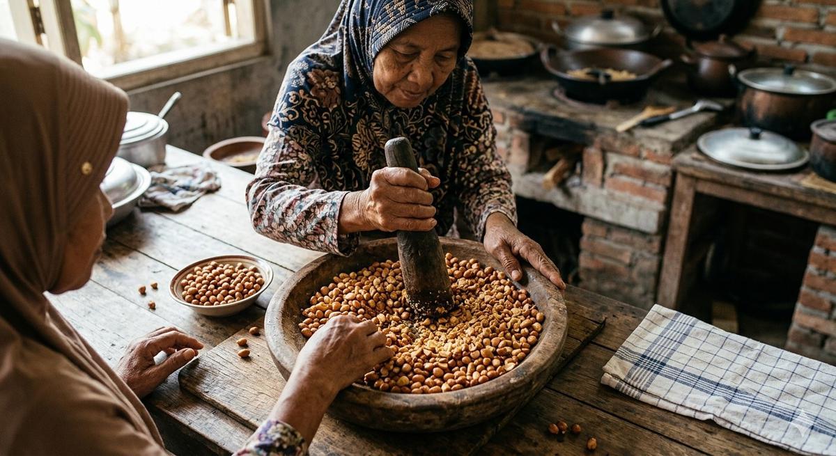 Bumbu Kacang Siomay (Foto: Gemini AI)