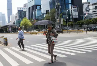 Kondisi El Nino Moderate dan Dipole Mode Positif menunjukkan potensi curah hujan rendah untuk wilayah Indonesia. (Liputan6.com/Herman Zakharia)