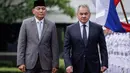 Sergei Shoigu dijadwalkan membahas berbagai isu penting dalam hubungan bilateral antara Rusia dengan Indonesia. (Yasuyoshi Chiba/AFP)