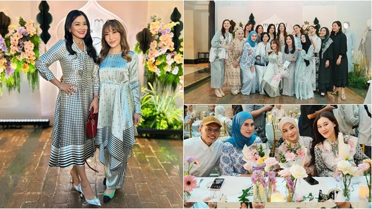 6 Potret Artis di Acara Kolaborasi Busana Koleksi Ramadhan Ayu Dewi, Ada Geng Cendol