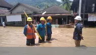 Banjir bandang di Kabupaten Lebong Bengkulu (Dok Humas PLN UID S2JB / Nefri Inge)