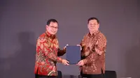 Penandatanganan kerjasama (PKS) TASPEN dan Pengurus Pusat Asosiasi Pengajar Hukum Tata Negara dan Hukum Administrasi Negara (PP APHTN-HAN).