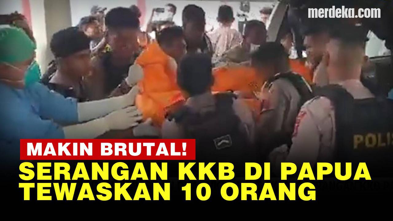 VIDEO: Serangan Brutal KKB Pimpinan Egianus Kogoya, Tewaskan 10 Orang Warga di Papua