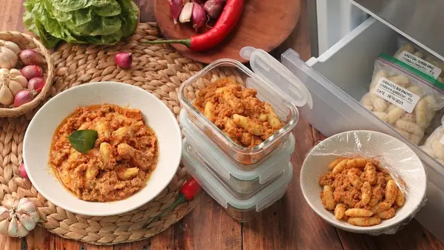 Penyimpanan Gnocchi Singkong