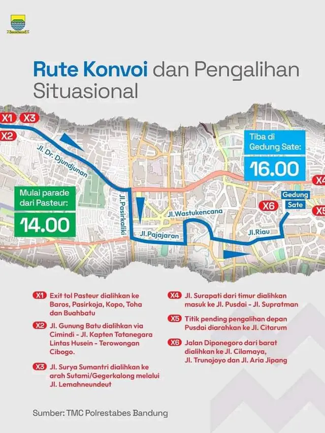 rute konvoi persib