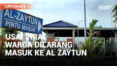 VIDEO: Warga Dilarang Masuk ke Pondok Pesantren Al Zaytun