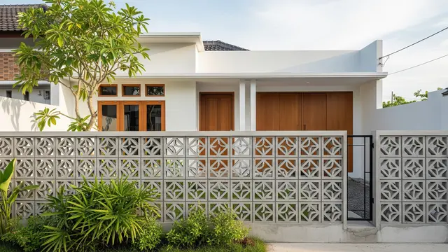 Ide Pagar Roster Modern yang Membuat Rumah Tampak Lebih Rapi/Gemini AI