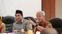 Wakil Gubernur Jateng Taj Yasin Maimoen dan Gubernur Jawa Tengah Ganjar Pranowo.