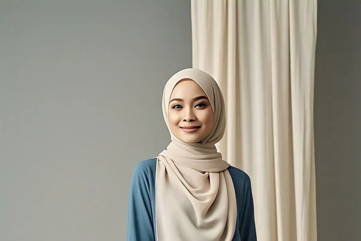 Gaya Hijab dan Blouse Elegan untuk Wanita Usia 20an