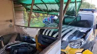 Mobil Dinas Polri Terlibat Kecelakaan Beruntun di Simalungun, Pengendara Diduga Kurang Hati-hati