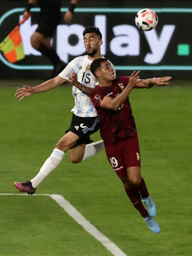 FOTO: Argentina Bantai Venezuela di Kualifikasi Piala Dunia 2022