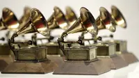 Piala Grammy Awards (AP Photo/Julio Cortez, File)